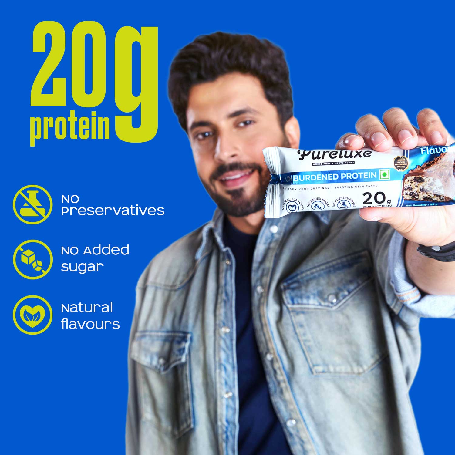 Cookies & Cream Protein Bar – Pack of 6