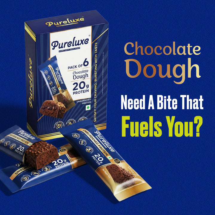 Chocolate Dough Protein Bar – Pack of 6